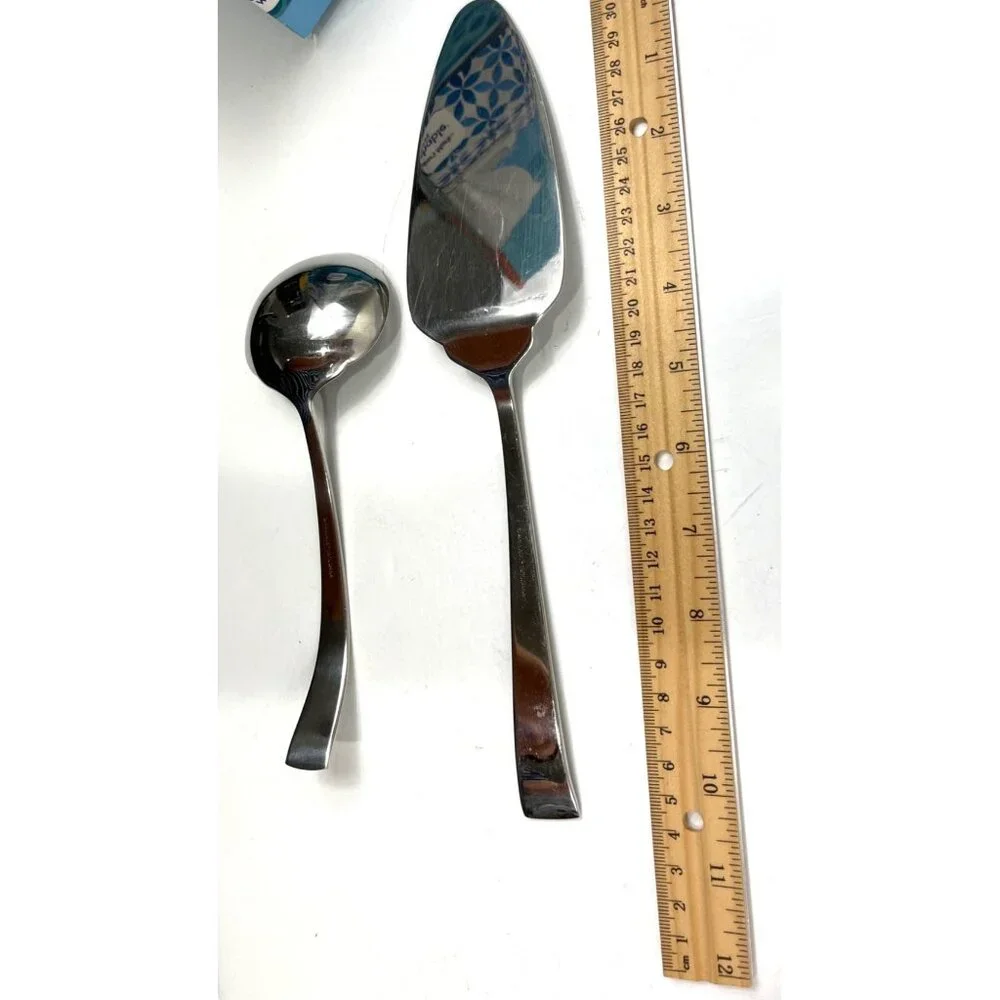 Wallace Stainless Steel 2-Piece Pie Server and Ladle Serving Set 3m